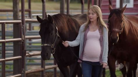 Katie Fleming Morris is the only biological daughter of Lou and Peter on Heartland. . Was lou really pregnant on heartland season 4
